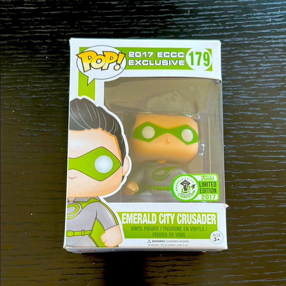 2017 ECCC Exclusive Emerald City Funko Pop Crusader, limited-edition. NIB